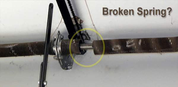 Garage Door Spring Replacement Repair, How To Fix Broken Garage Door Spring